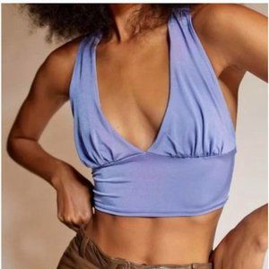 Urban Outfitters Phoenix Plunging Tie Back Top in